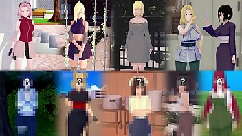 Naruto Harem (Sakura, Ino, Tsunade) 3D Hentai