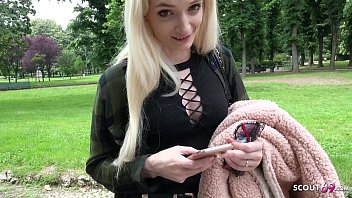 GERMAN SCOUT - SKINNY COLLEGE TEEN REAL PUBLIC PICKUP FUCK