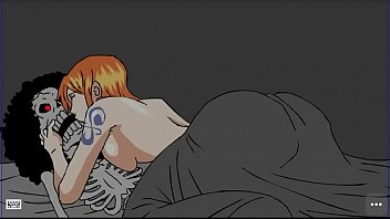 One piece nami gets fuck by brook