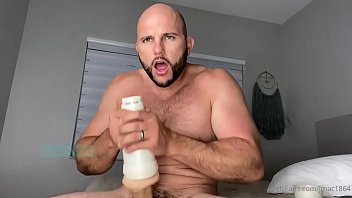 Straight porn actor jerk his Huge dick