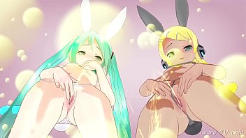 MMD Rin y Miku Fantasmagoria Baile