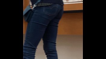 Tasty Asian Ass Candid Levi's Jeans Butt