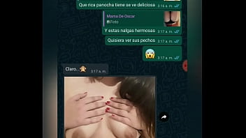 CONVERSACION CON LA MADRE DE MI AMIGO POR WHATSAPP MAS VIDEO COGIENDOMELA PART 1