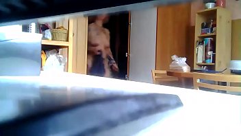 Voyeur sees mom naked on camera