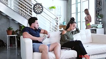 Sister Seduces Brother While He's With His Girlfriend